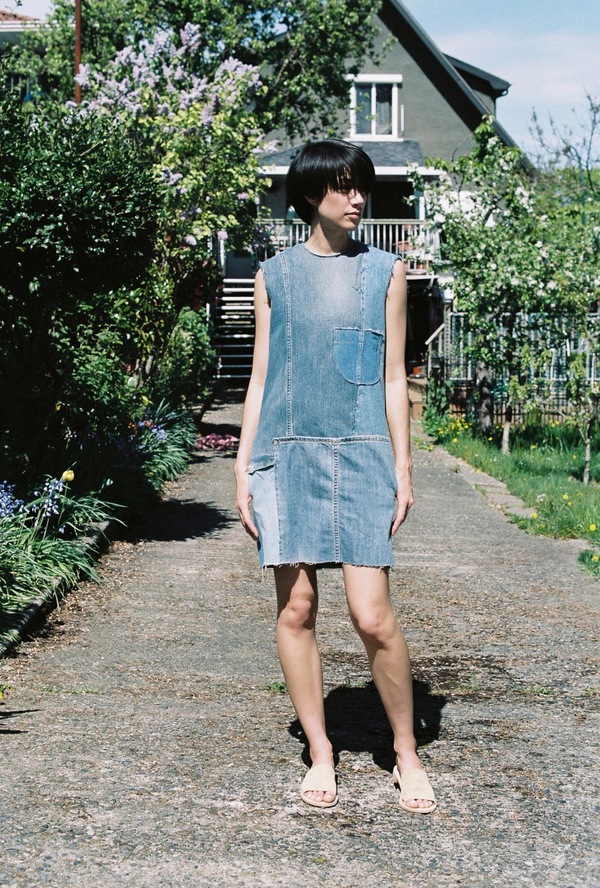 Assembly Shift Dress - denim patchwork Assembly Shift Dress - denim patchwork