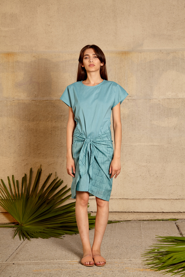 Tantuvi Voni Dress- Seagrid Tantuvi Voni Dress- Seagrid