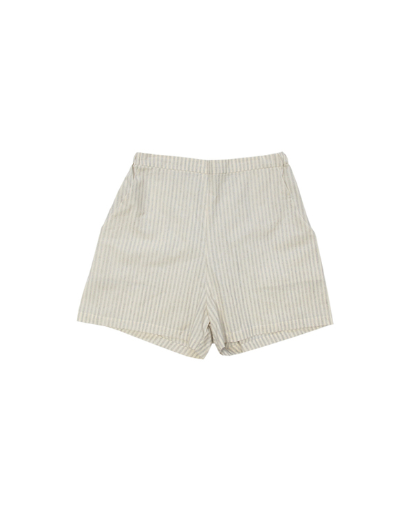 Ali Golden Cream Stripe Shorts Ali Golden Cream Stripe Shorts