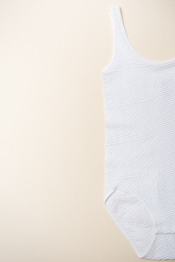 Just Female Grease Bodysuit / White Just Female Grease Bodysuit / White