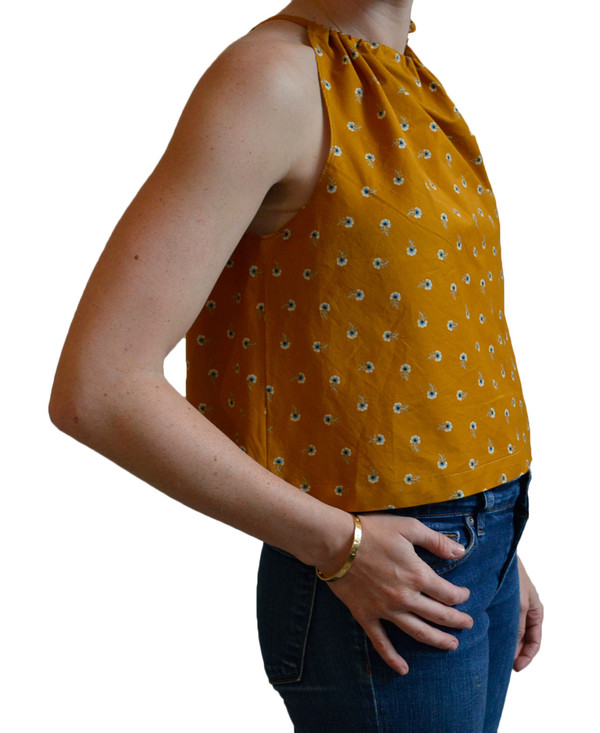 Liam of York Flower Halter Top Liam of York Flower Halter Top