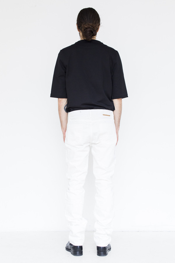 Thvm Denim Tapered Jean - White Thvm Denim Tapered Jean - White