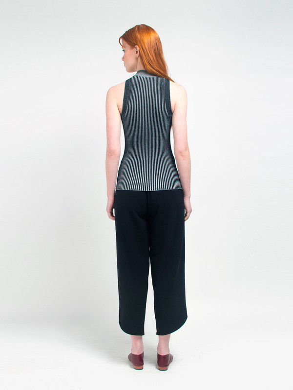 Pari Desai Hope Mock Neck Tank Black Pari Desai Hope Mock Neck Tank Black