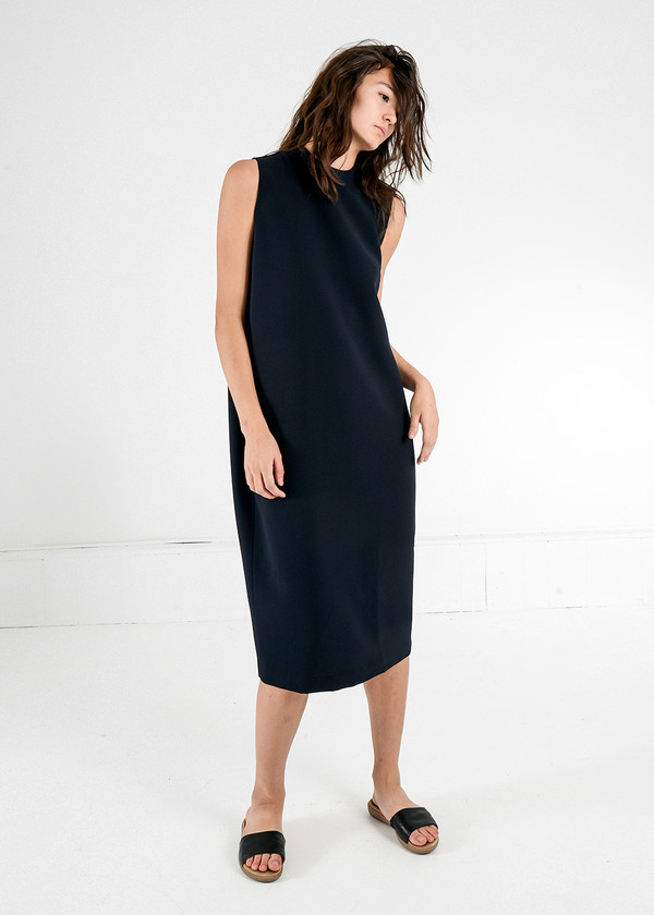 Kaarem Dill High Collar Dress Kaarem Dill High Collar Dress