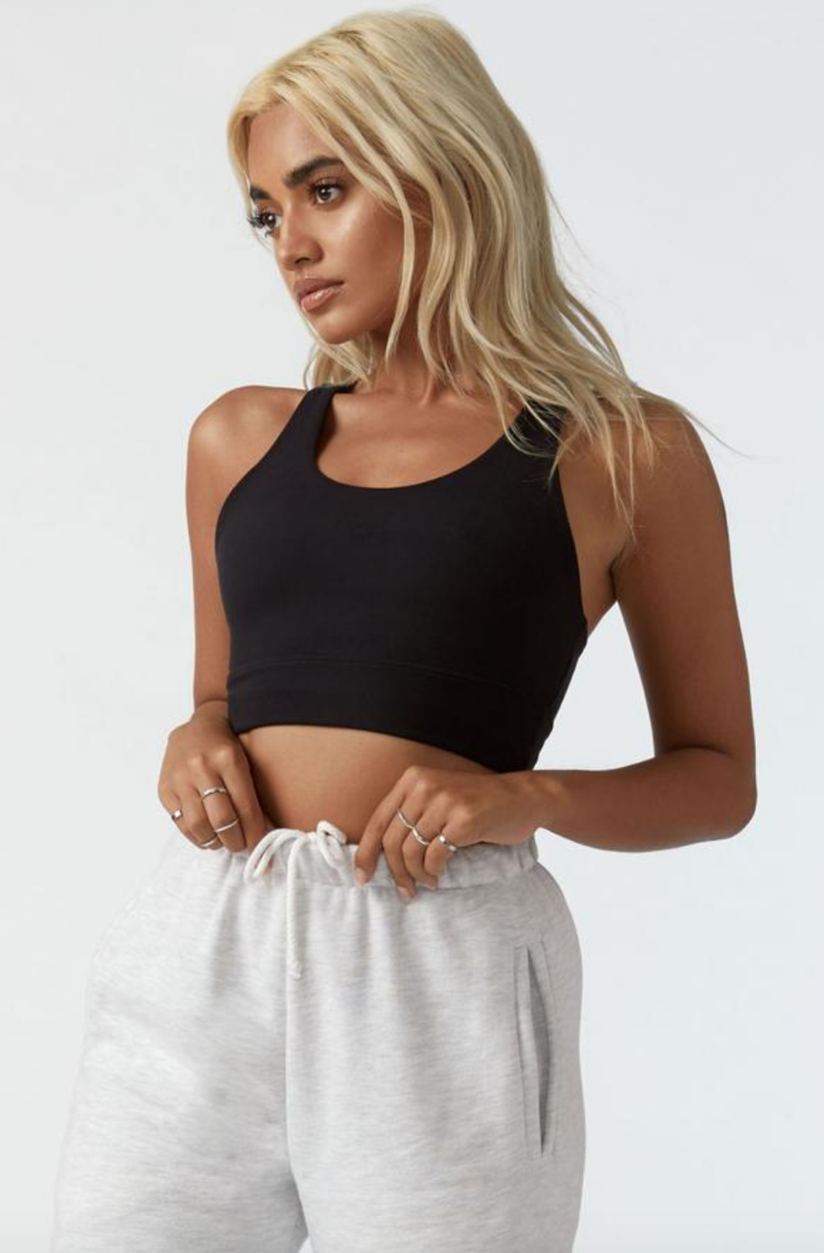 Joah brown varsity tank bra Clearance