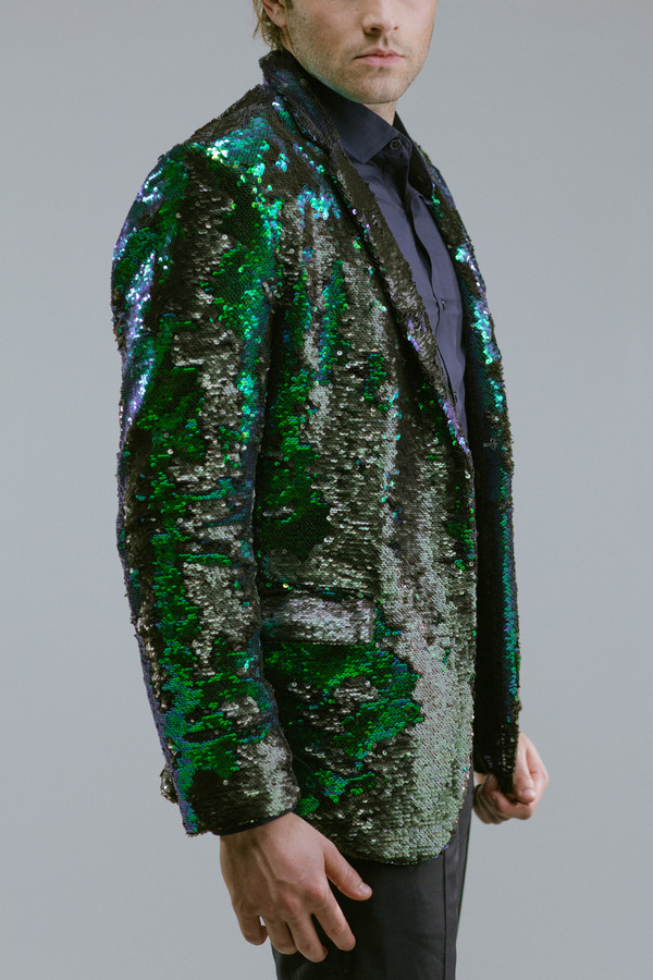 Any Old Iron Peacock Sequin Blazer Any Old Iron Peacock Sequin Blazer