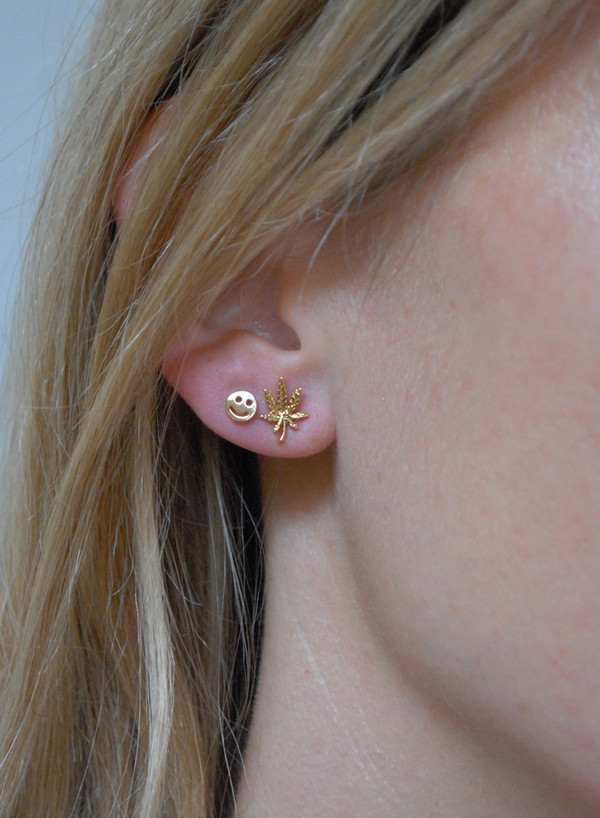 Bing Bang NYC - Happy Mary Jane Studs Bing Bang NYC - Happy Mary Jane Studs
