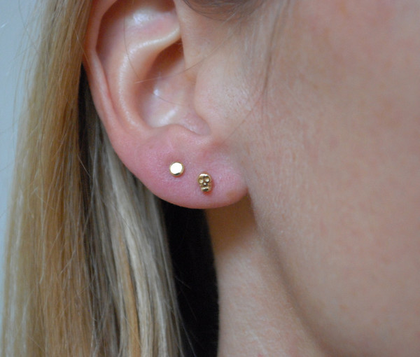 Bing Bang NYC - Tiny Skull Studs Bing Bang NYC - Tiny Skull Studs