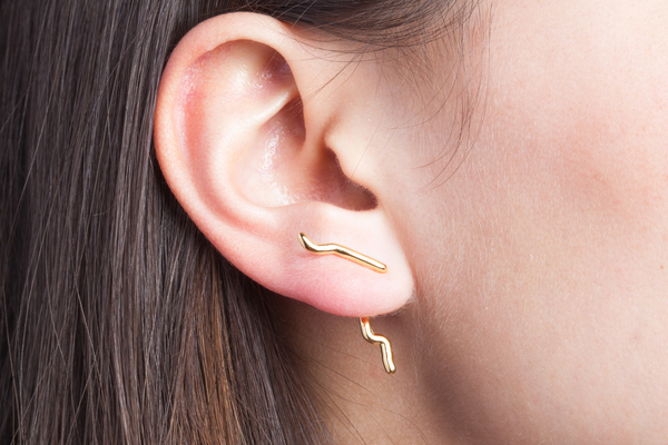 Shahla Karimi Subway Series Ear Crawler with Jacket - Harlem to South Ferry Shahla Karimi Subway Series Ear Crawler with Jacket - Harlem to South Ferry