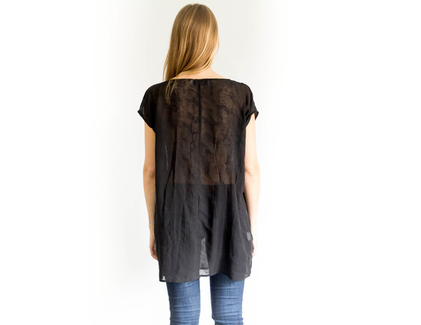 Devlyn van Loon Sheer Silk Blend Tunic Devlyn van Loon Sheer Silk Blend Tunic