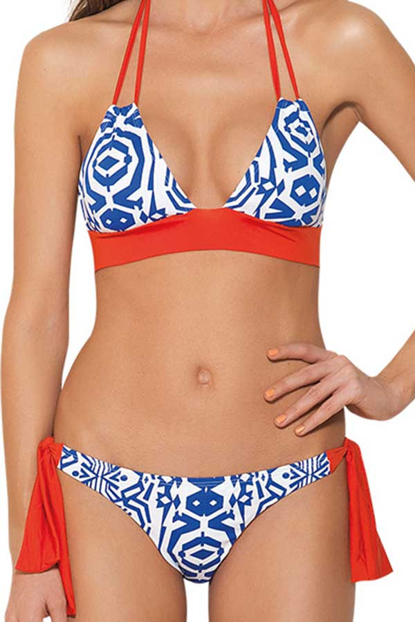 Estivo Two Piece Red White and Blue BOTTOMS Estivo Two Piece Red White and Blue BOTTOMS
