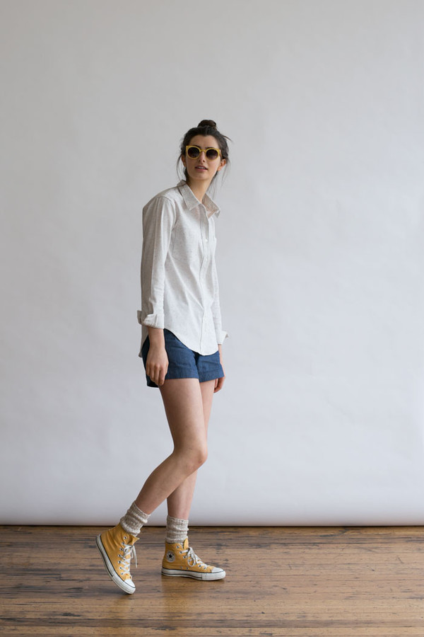 Bridge & Burn Lane White Speckle Shirt Bridge & Burn Lane White Speckle Shirt