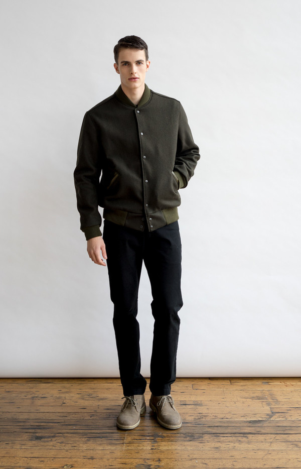 Men's Bridge & Burn Pacific Standard Varsity Olive Men's Bridge & Burn Pacific Standard Varsity Olive