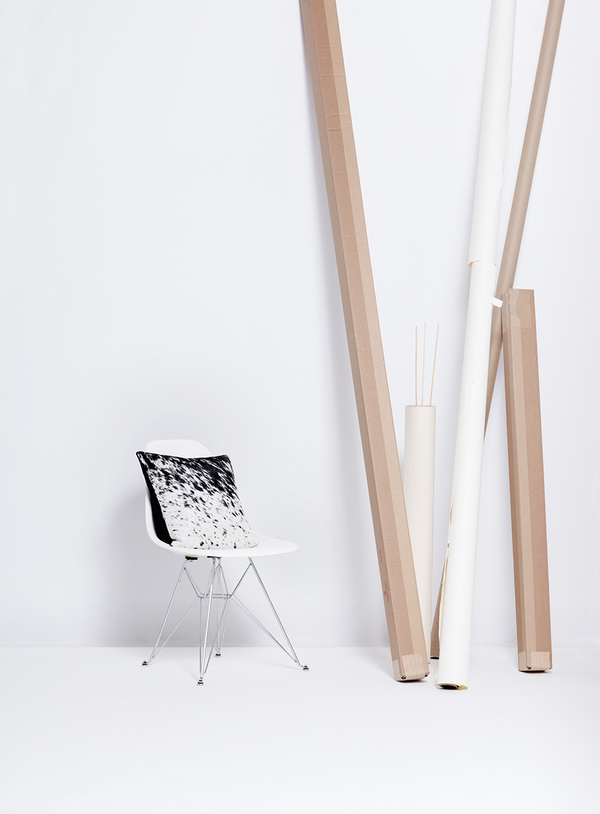 Primecut Salt + Pepper Cowhide Pillow Primecut Salt + Pepper Cowhide Pillow