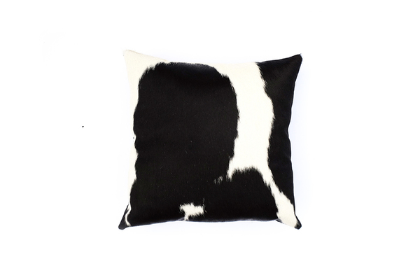 Primecut Black + White Cowhide Pillow Primecut Black + White Cowhide Pillow