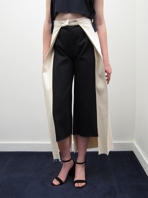 Nancy Stella Soto Offset Denim Trouser Nancy Stella Soto Offset Denim Trouser