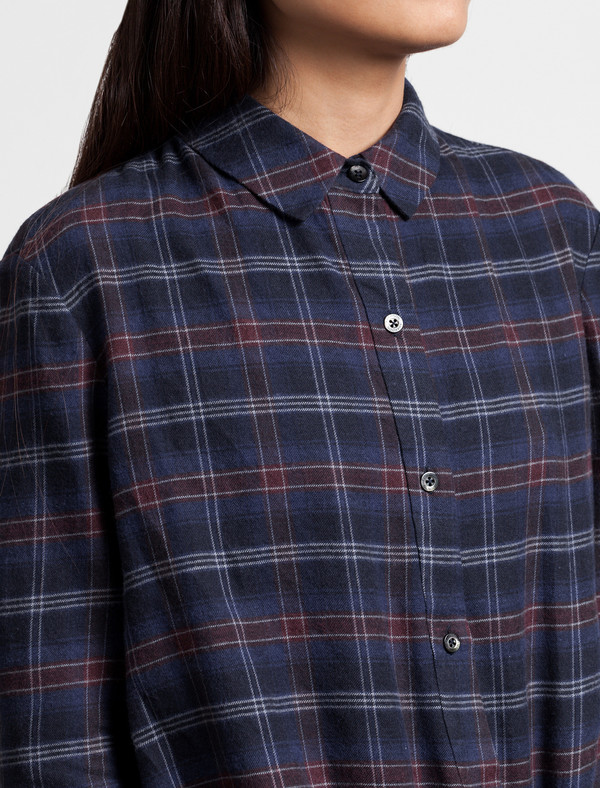 Thakoon Addition Flannel Side Tie Dress Thakoon Addition Flannel Side Tie Dress