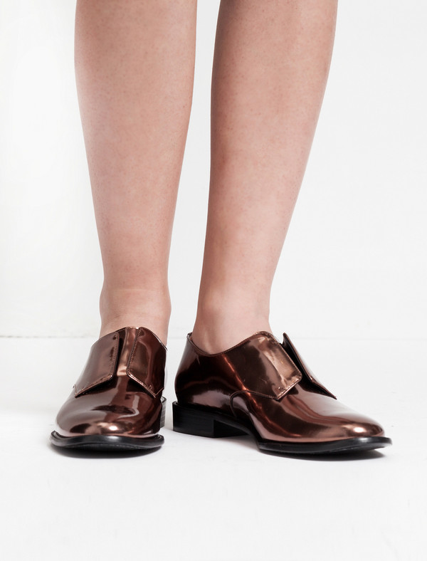 Robert Clergerie Jam Oxfords Copper Robert Clergerie Jam Oxfords Copper