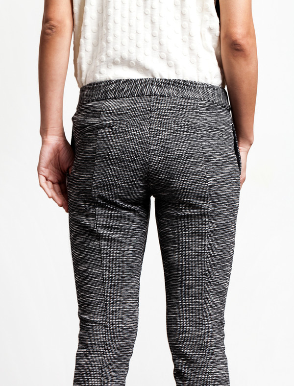 Thakoon Addition Slim Pant Black and White Thakoon Addition Slim Pant Black and White