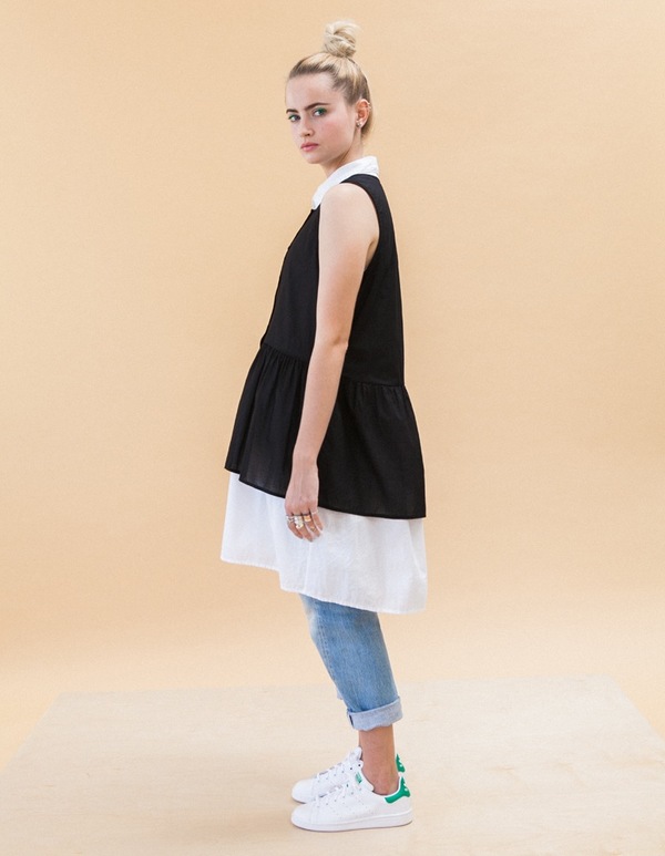 ALI GOLDEN BUTTON-UP TANK - WHITE ALI GOLDEN BUTTON-UP TANK - WHITE