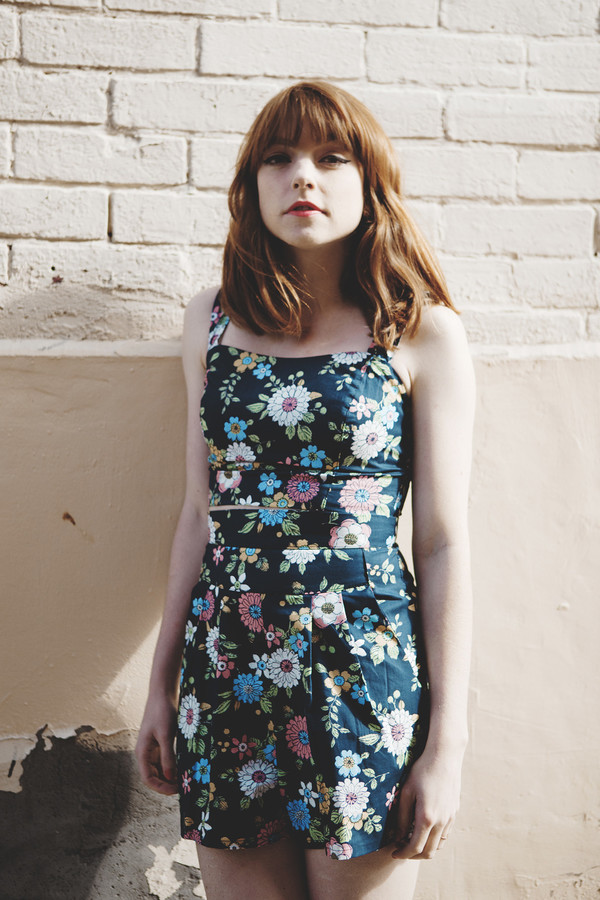 Birds of North America Kite Top (Navy Floral) Birds of North America Kite Top (Navy Floral)