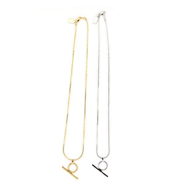 Alynne Lavigne Circle Bar Necklace Alynne Lavigne Circle Bar Necklace