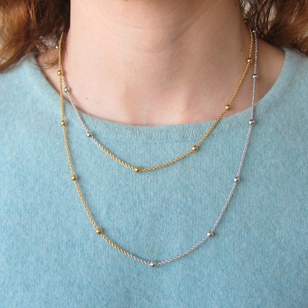 Alynne Lavigne Long Ball Necklace Alynne Lavigne Long Ball Necklace