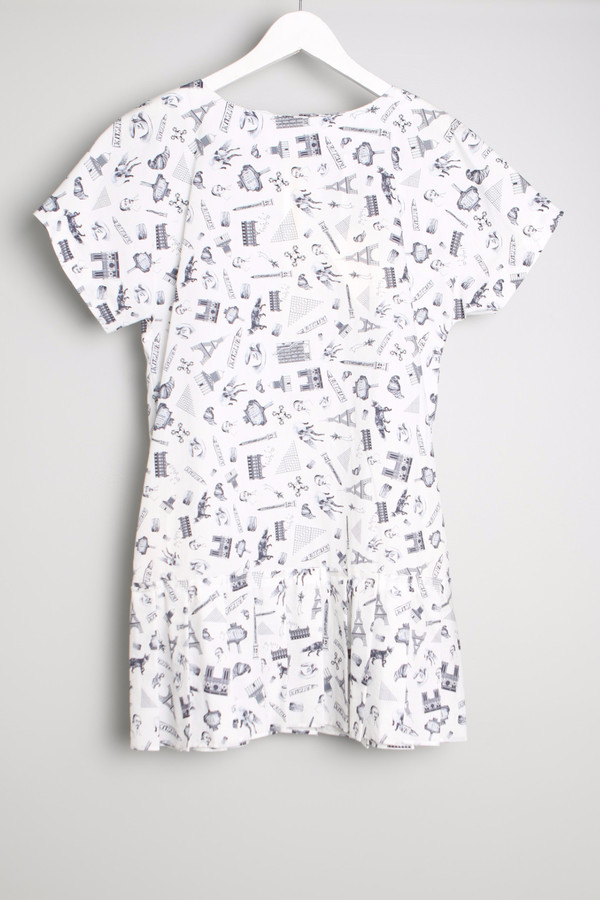 MAISON KITSUNE Map Pleated Dress MAISON KITSUNE Map Pleated Dress