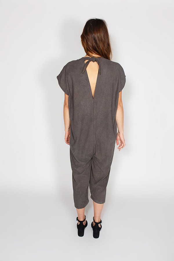 Miranda Bennett Coal Everyday Jumpsuit Miranda Bennett Coal Everyday Jumpsuit