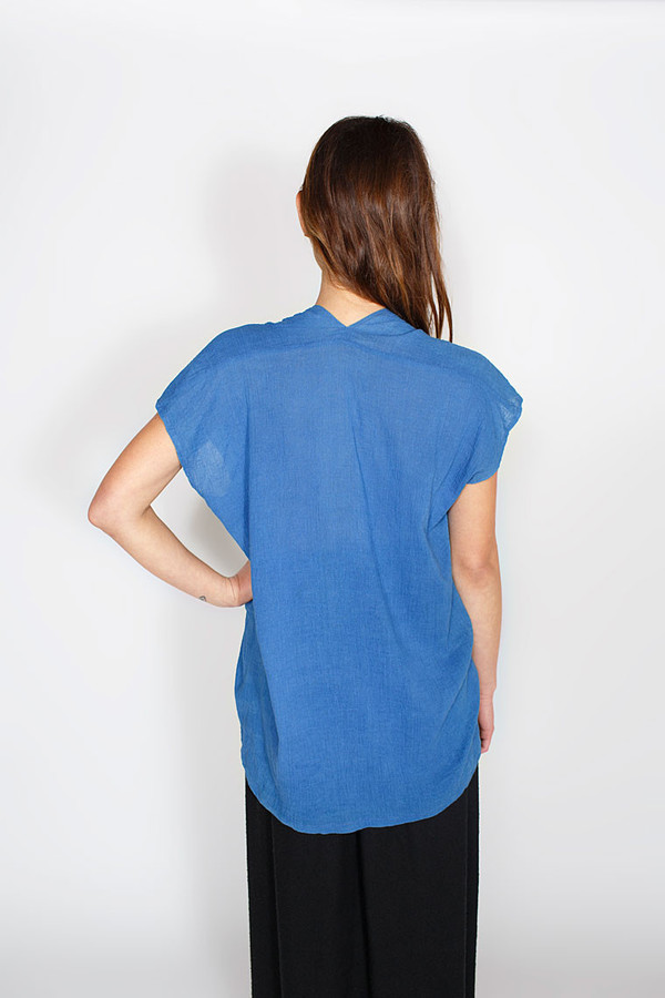 Miranda Bennett Indigo Everyday Top, Cotton Miranda Bennett Indigo Everyday Top, Cotton