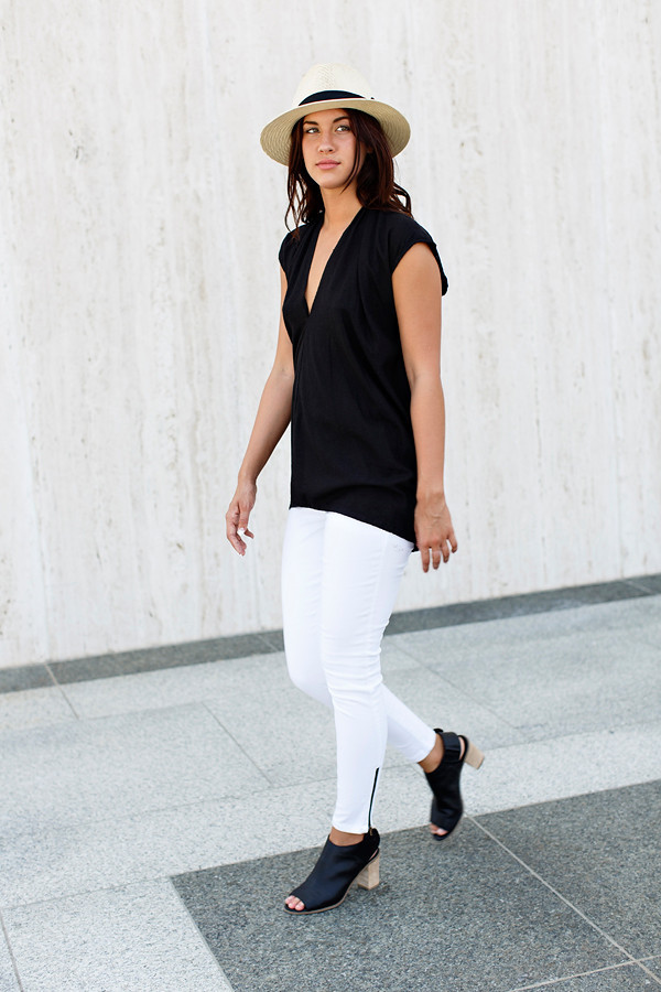 Miranda Bennett Black Everyday Top | Silk Miranda Bennett Black Everyday Top | Silk