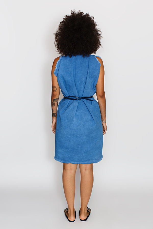 Miranda Bennett Tribute Dress, Denim in Indigo Miranda Bennett Tribute Dress, Denim in Indigo