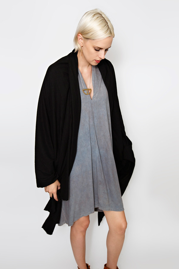 Miranda Bennett Black Raw Silk Textile Miranda Bennett Black Raw Silk Textile