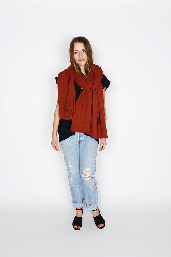 Miranda Bennett Rust Raw Silk Textile Miranda Bennett Rust Raw Silk Textile