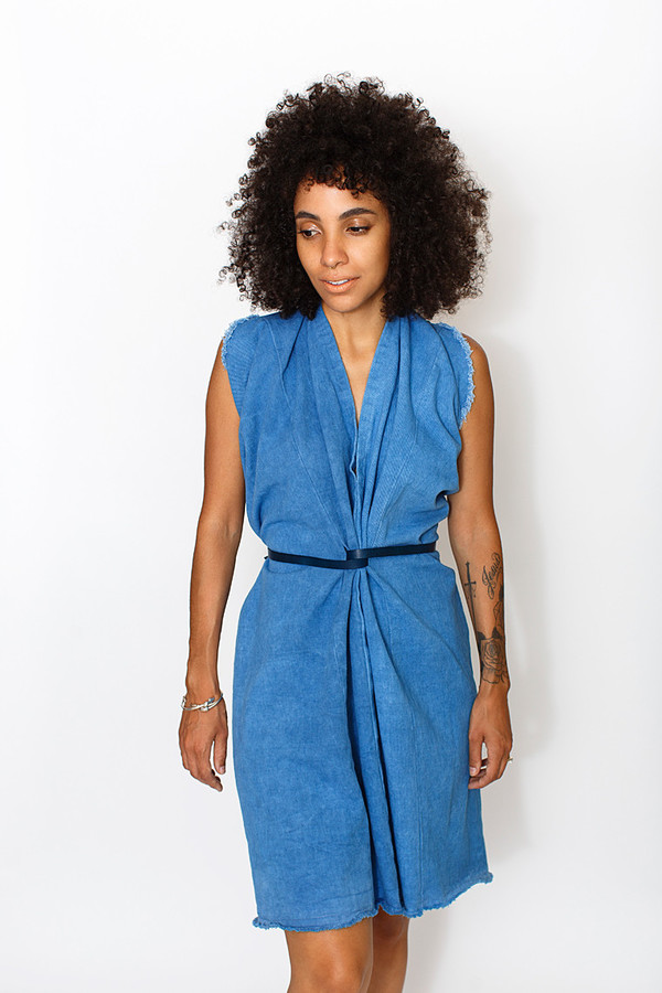 Miranda Bennett Indigo Tribute Dress | Denim Miranda Bennett Indigo Tribute Dress | Denim