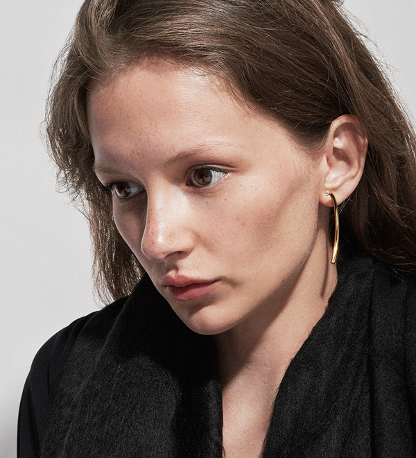 Luz Ortiz Semicircle Earrings Luz Ortiz Semicircle Earrings