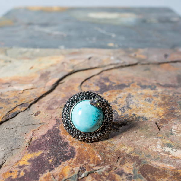 Serpent Turquoise Ring Serpent Turquoise Ring