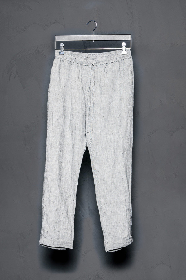 KES Linen Cuffed Pant Striped KES Linen Cuffed Pant Striped