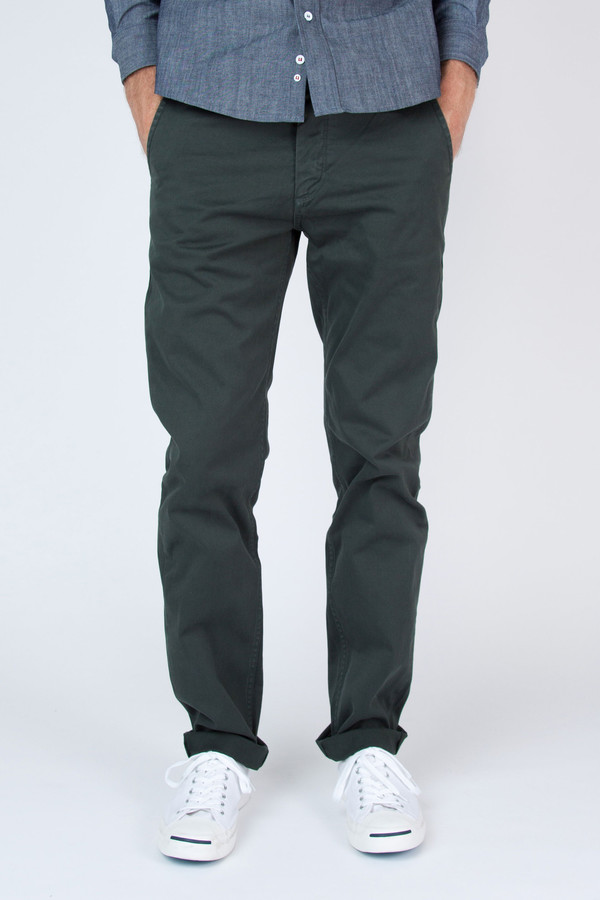 Men's Velour by Nostalgi Adan Chino Bottle Green Men's Velour by Nostalgi Adan Chino Bottle Green