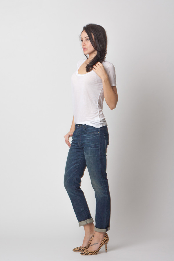 The Lady & the Sailor Basic Tee White The Lady & the Sailor Basic Tee White