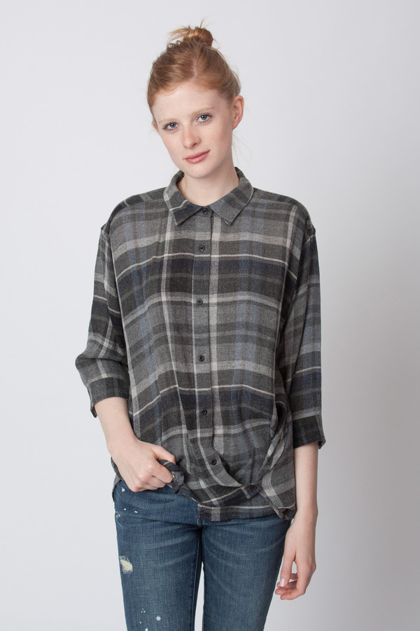 Steven Alan Cross Over Shirt Steven Alan Cross Over Shirt