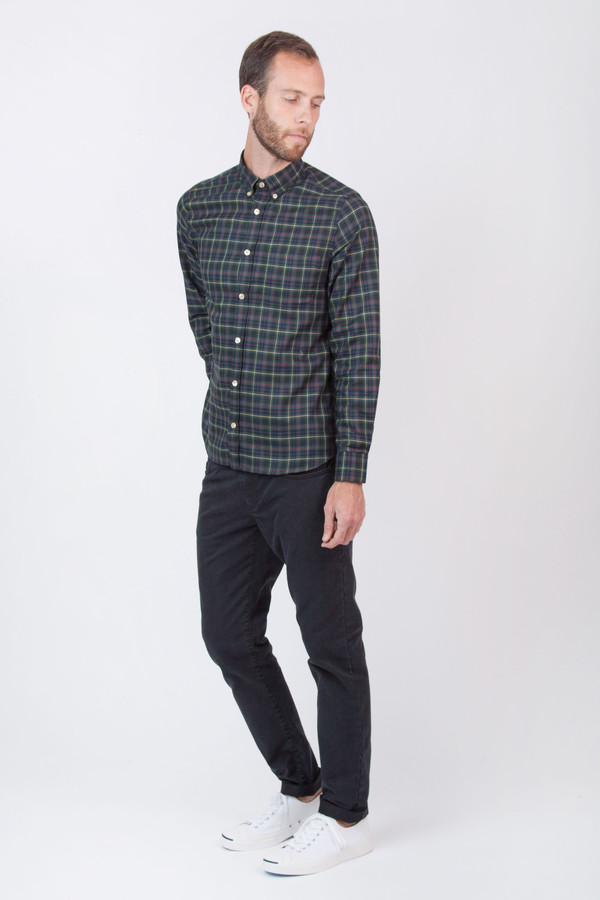 Men's Portuguese Flannel Goraz Long Sleeve Plaid Shirt Men's Portuguese Flannel Goraz Long Sleeve Plaid Shirt