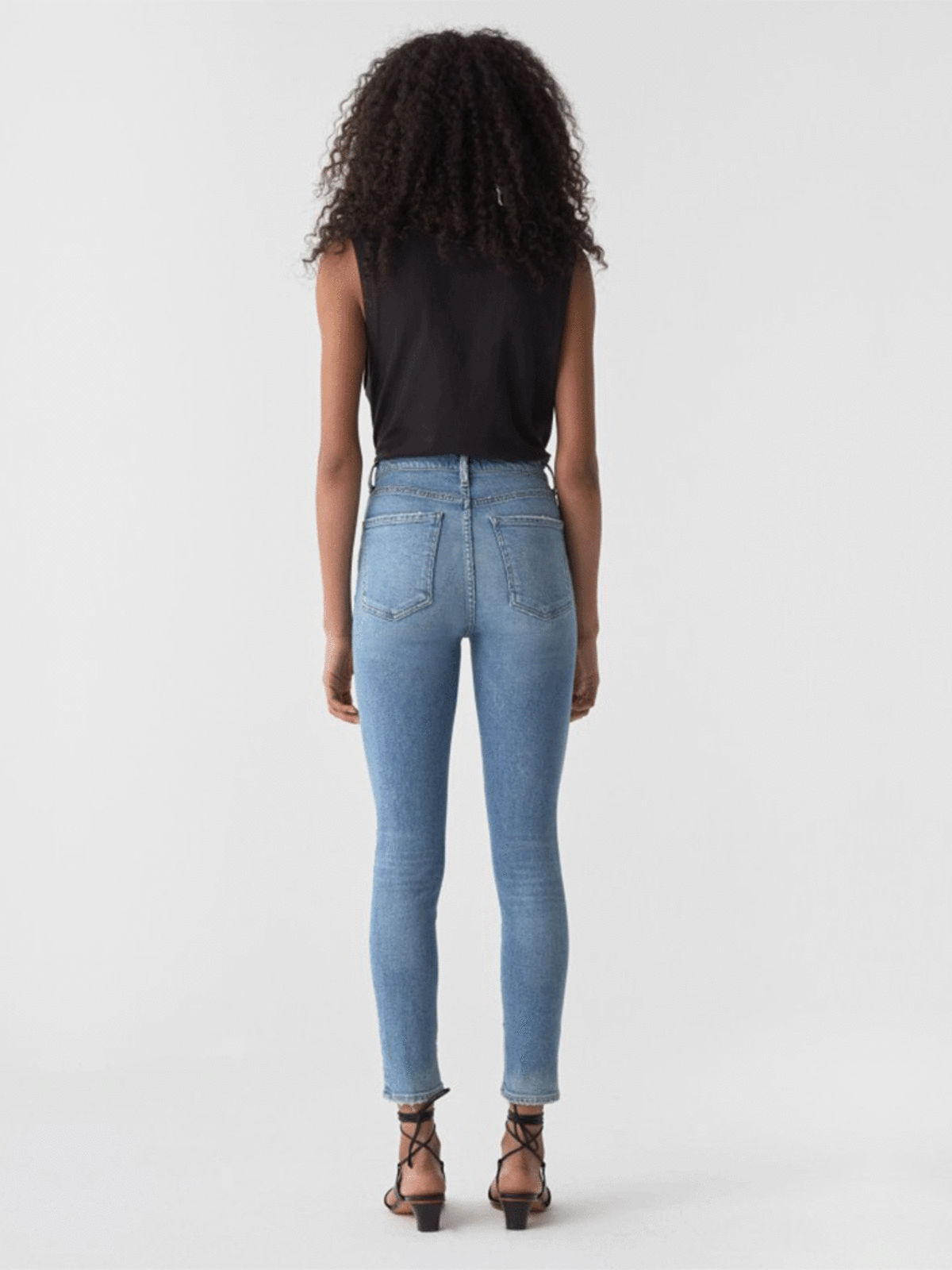 Agolde Nico High Rise Slim Jeans 