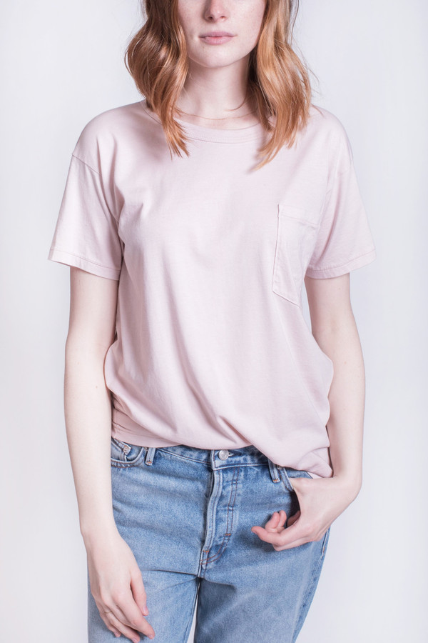 Calder Jaq Knit Pocket Tee Abalone Calder Jaq Knit Pocket Tee Abalone