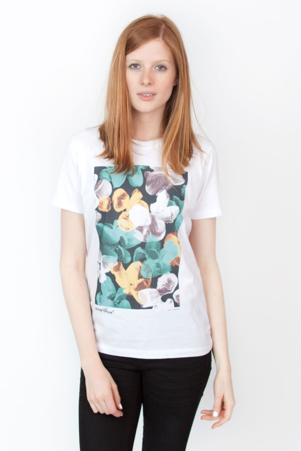 Wood Wood Madison Tshirt White Paint Wood Wood Madison Tshirt White Paint