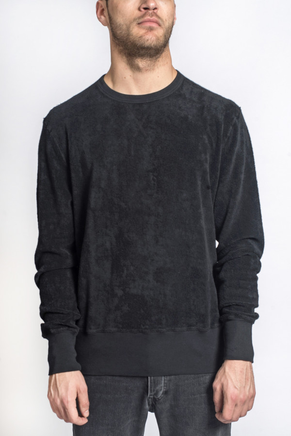 Reversible Sweat Overdyed Black Terry Reversible Sweat Overdyed Black Terry