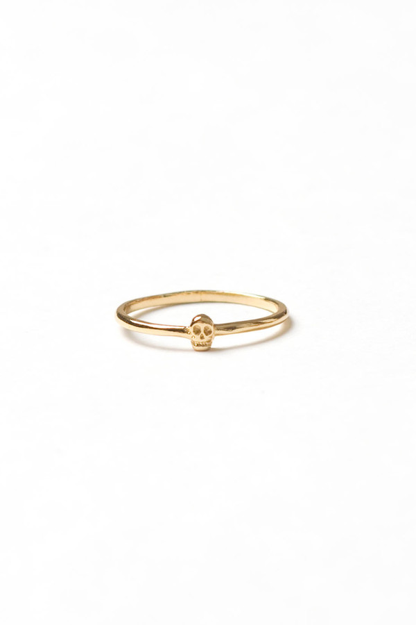 Bing Bang NYC Tiny Skull Ring Bing Bang NYC Tiny Skull Ring