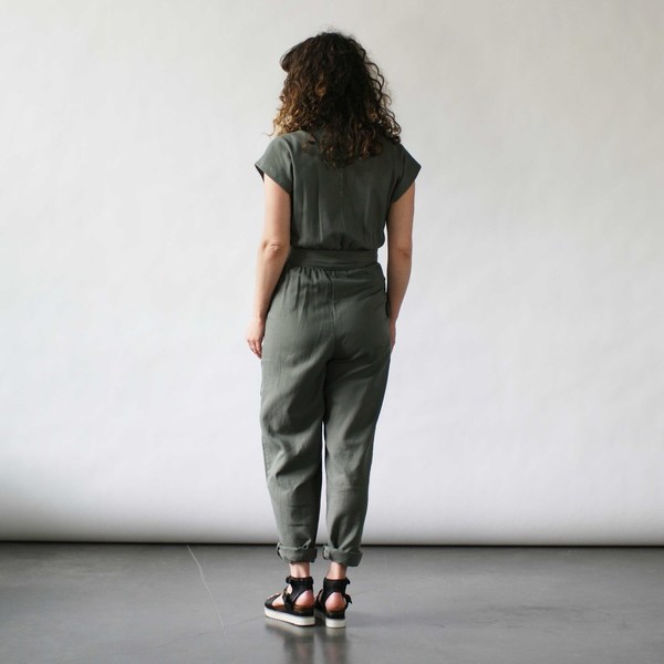 Curator Maren Pantsuit Dusty Green Curator Maren Pantsuit Dusty Green