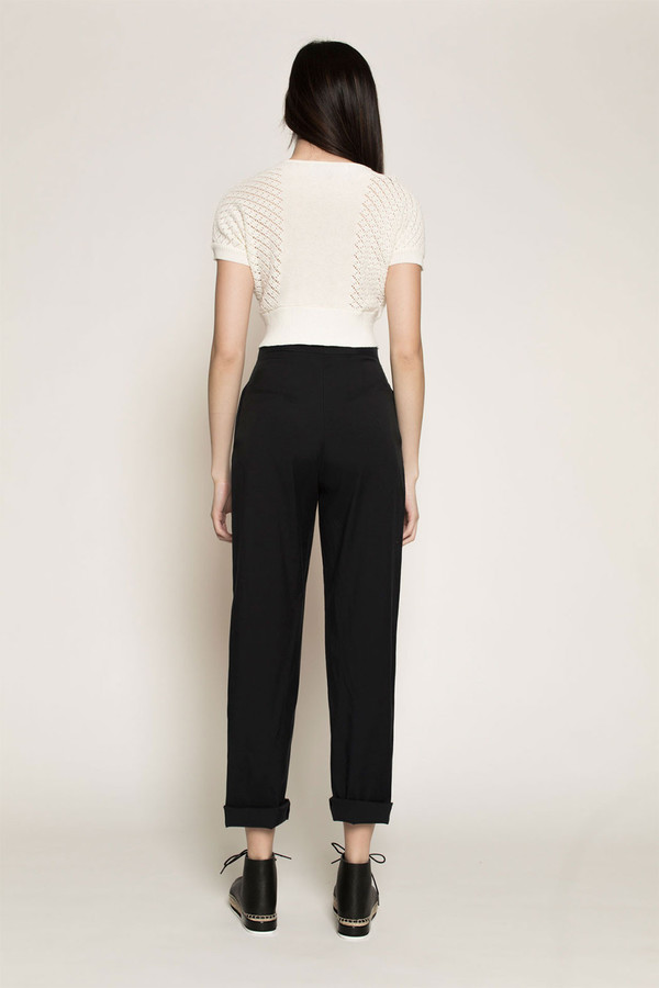 Kurt Lyle Betty Crop Sweater in Almost White Kurt Lyle Betty Crop Sweater in Almost White