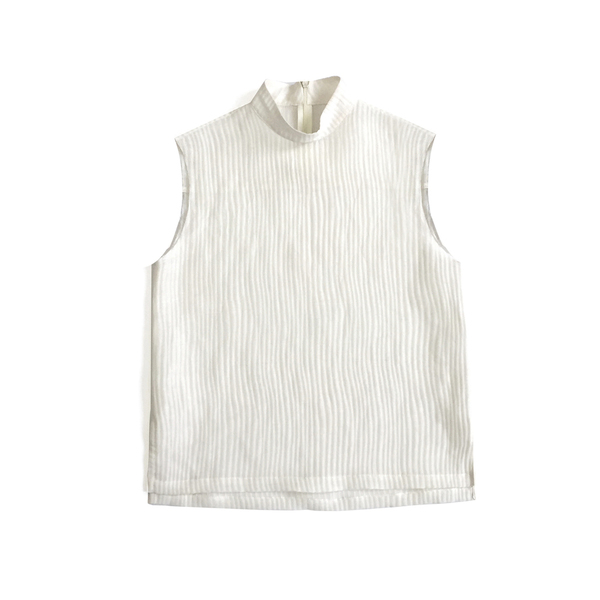Nikki Chasin Ari Silk Linen Mock Neck Nikki Chasin Ari Silk Linen Mock Neck